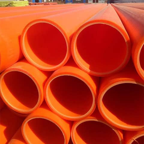 橘黃色牽(qiān)引非(fēi)開挖過(guò)路直埋套管電網工程管材實壁mpp195電纜保護管.jpg 橘黃色牽(qiān)引非開(kāi)挖過路直埋套管電網工(gōng)程管材實壁mpp195電纜保護管.jpg